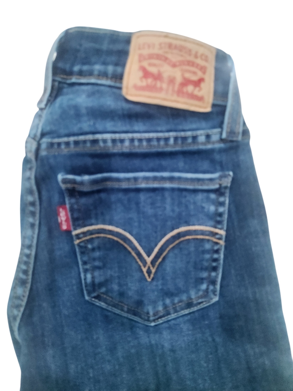 Levi's 535 Blue Super Skinny Denim Jeans Size 24
